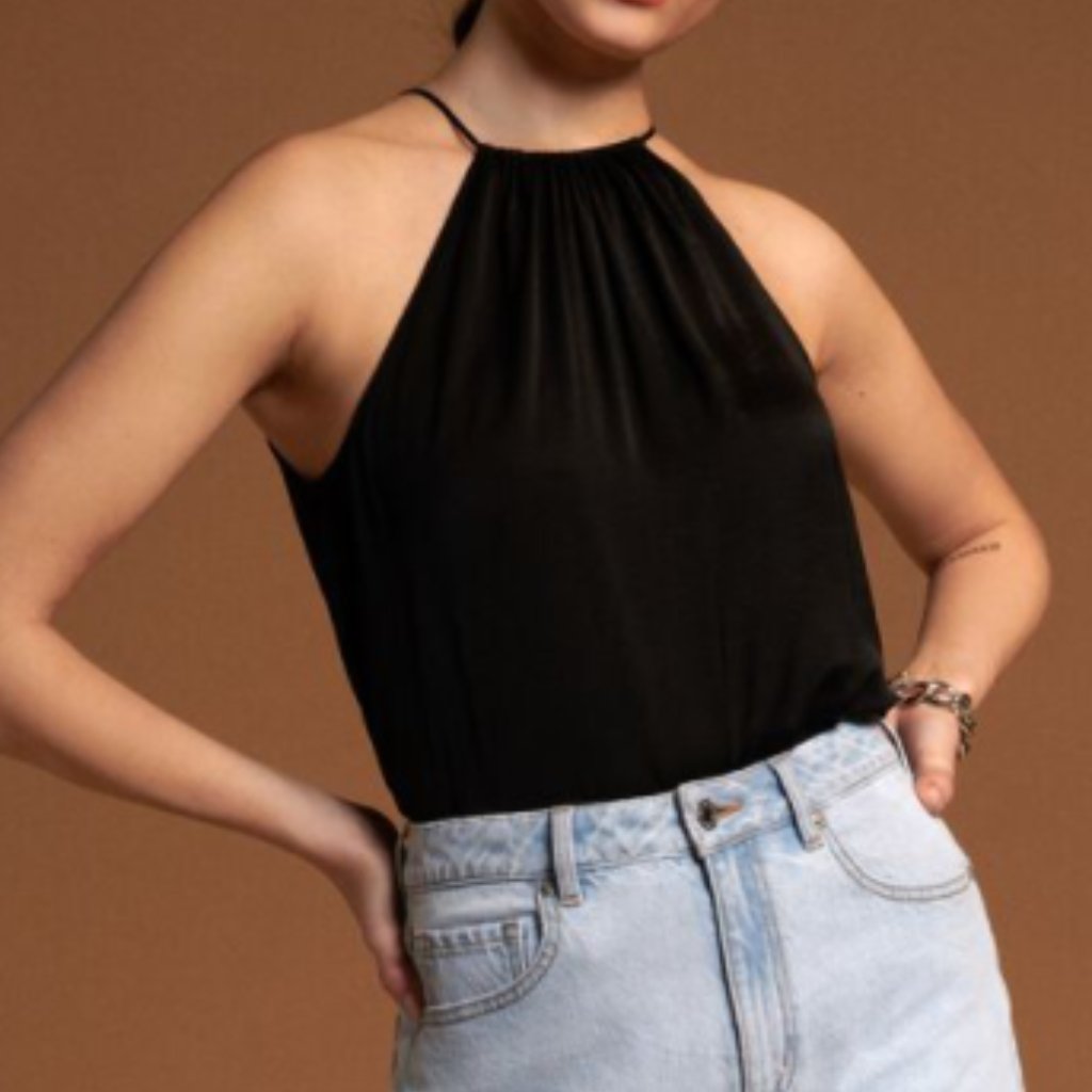 Halter Top With Tie